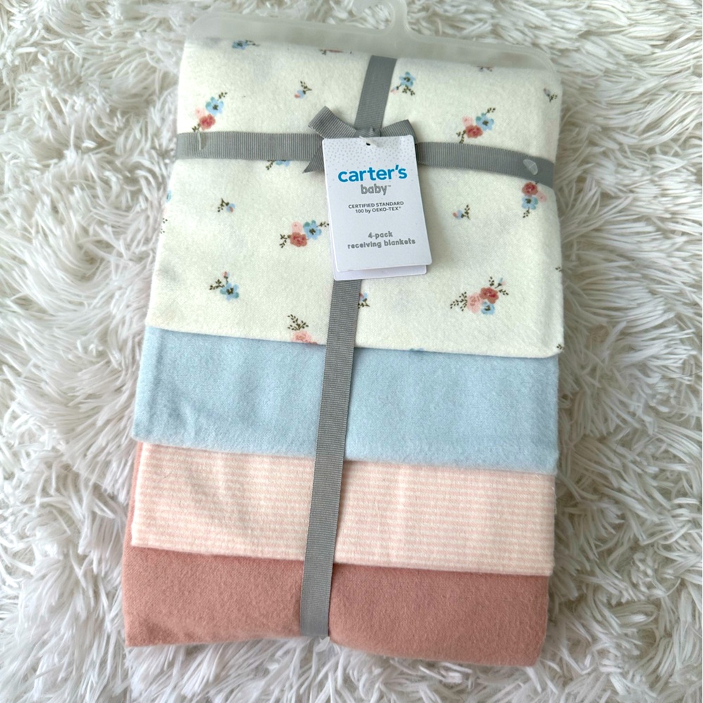 Carter’s Baby 4-Pack Receiving Blankets